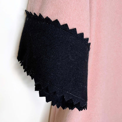 nwt moschino cheap and chic wool cape - size 10