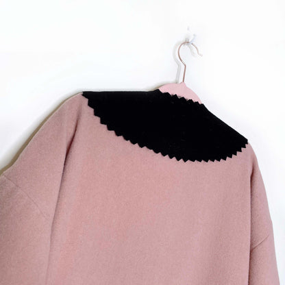 nwt moschino cheap and chic wool cape - size 10