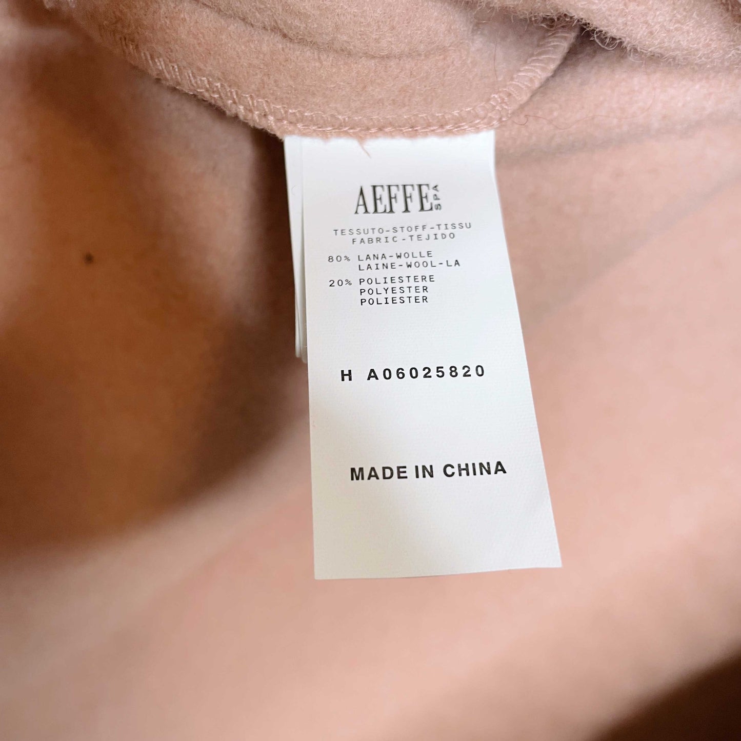 nwt moschino cheap and chic wool cape - size 10