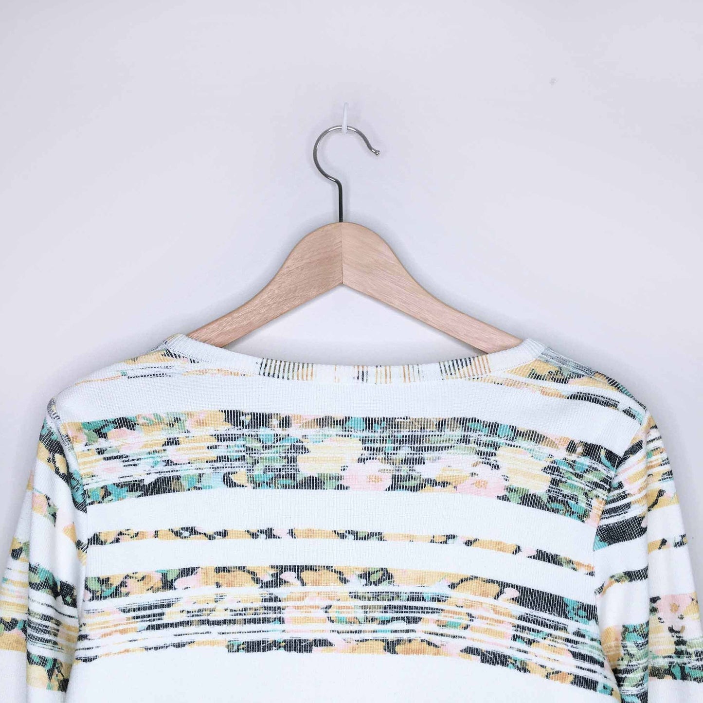 Moth Array zip floral stripe cardigan - size Medium