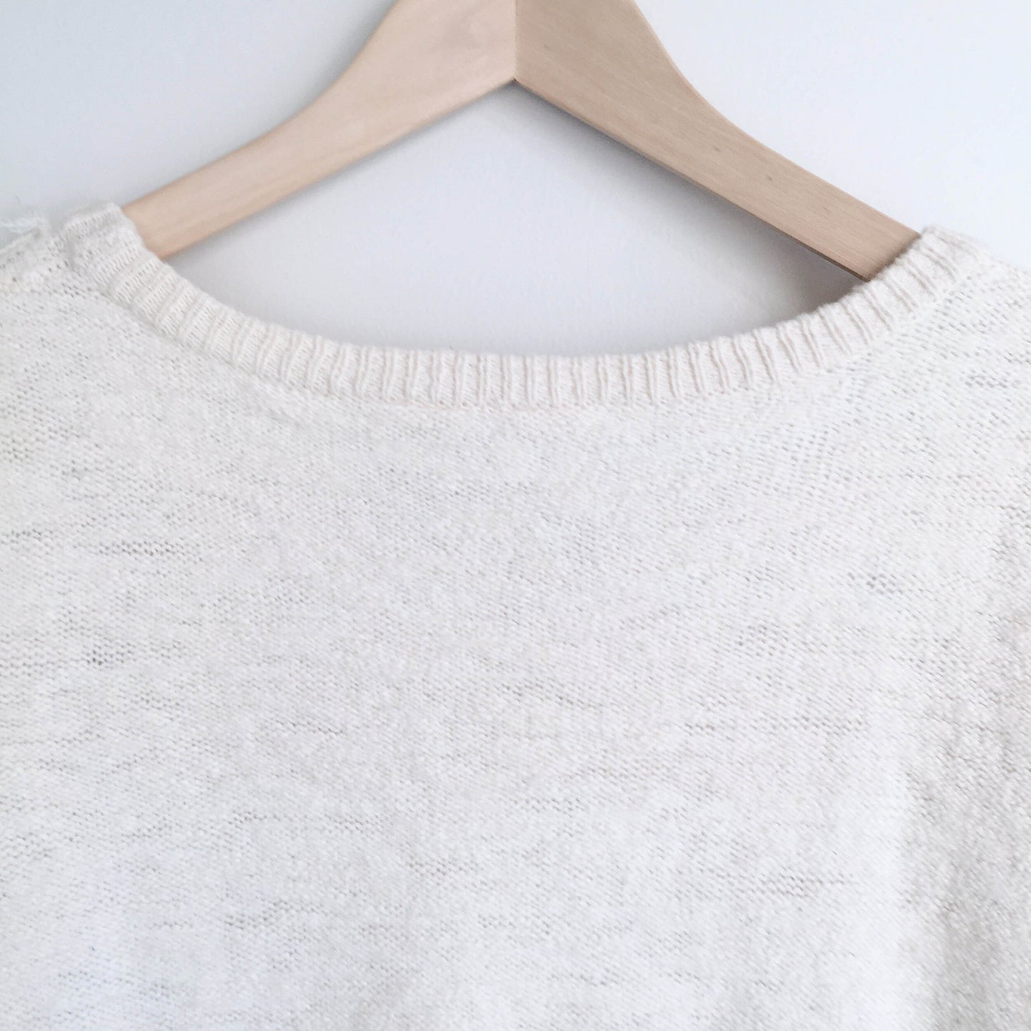 Moth Bramble mixed knit fringe sweater - size Small