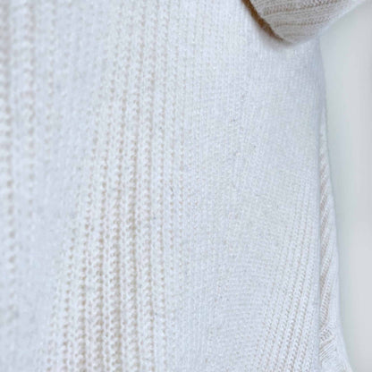 moth oversized wool-blend fireside turtleneck - size small