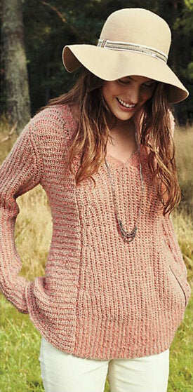 Moth zipped stitch pullover - size xs