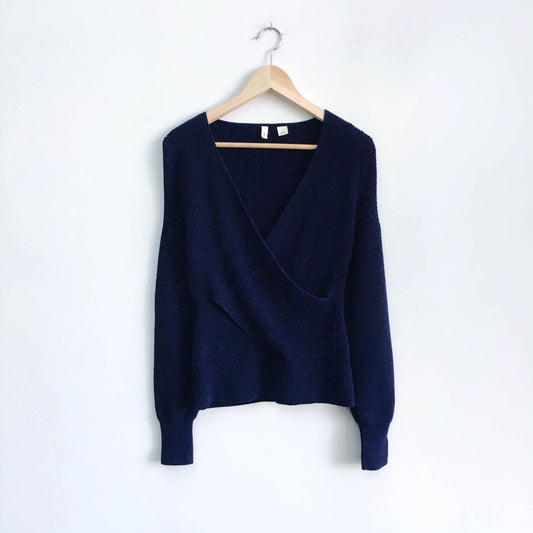 Moth Liza Wrapped Sweater - size Small