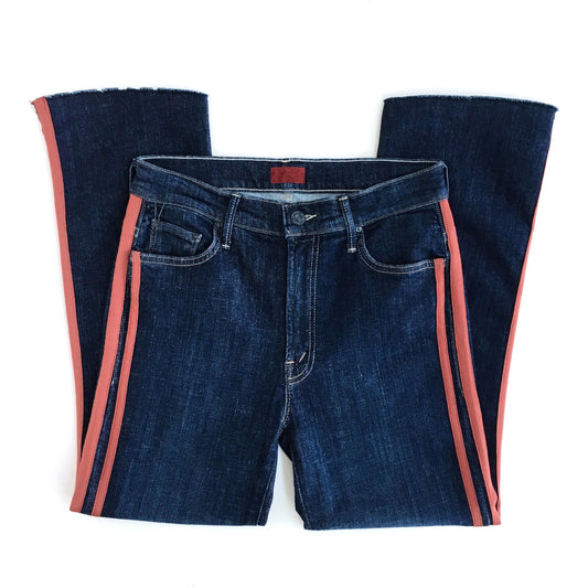 Mother Insider Crop Step Fray in Speed Racer - size 28