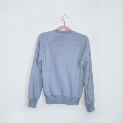 vintage 80s mont tremblant graphic print crewneck sweatshirt - size xs