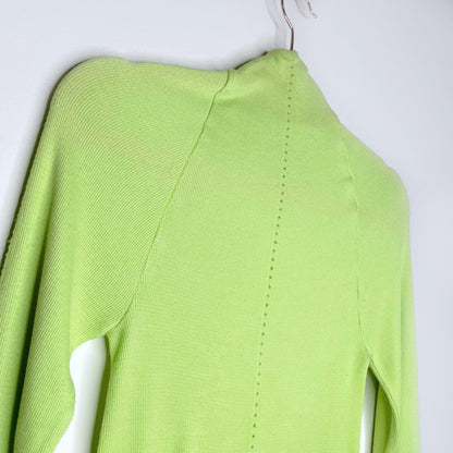 free people movement ribbed mockneck long sleeve top - size xs