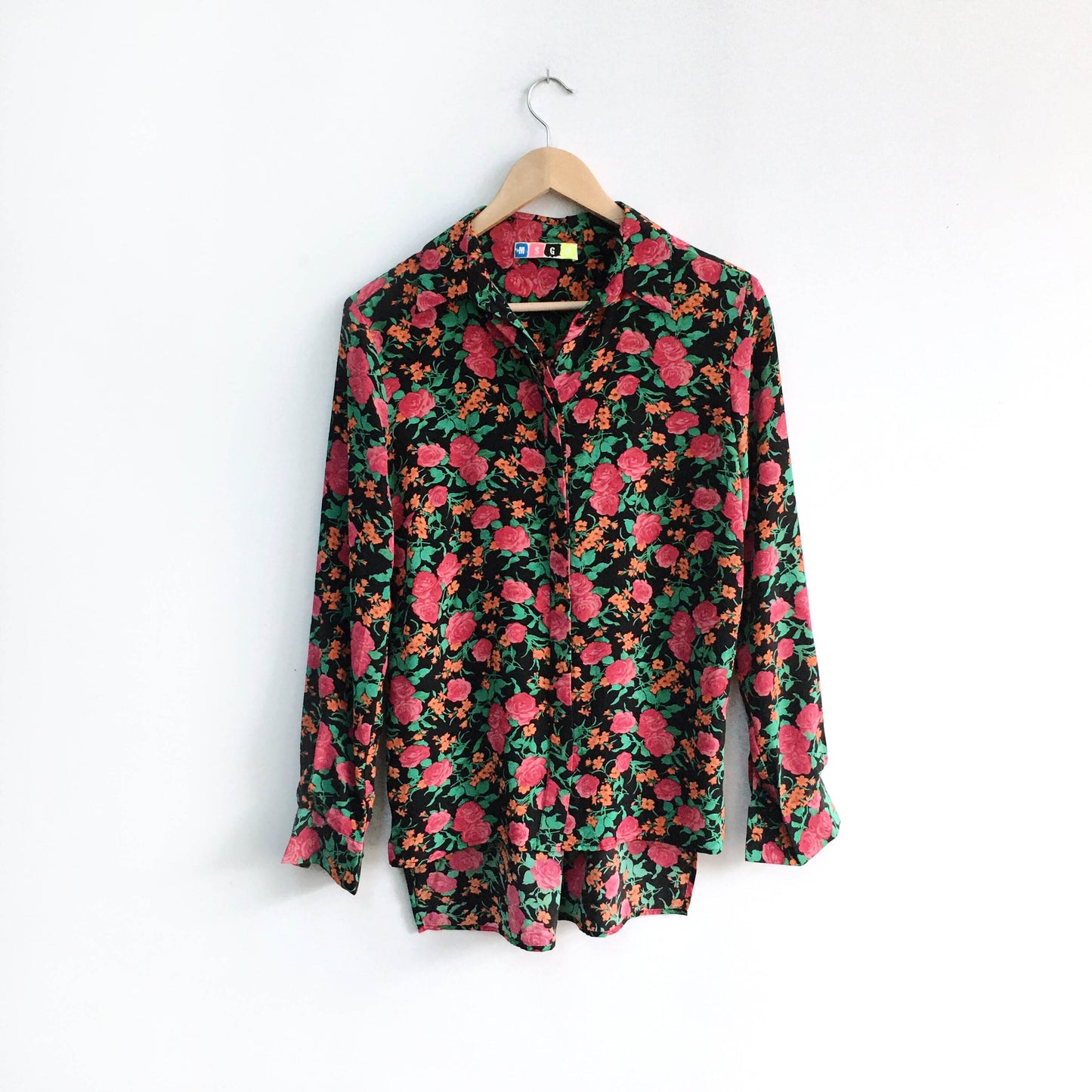 MSGM Silk Floral Buttondown - size Medium