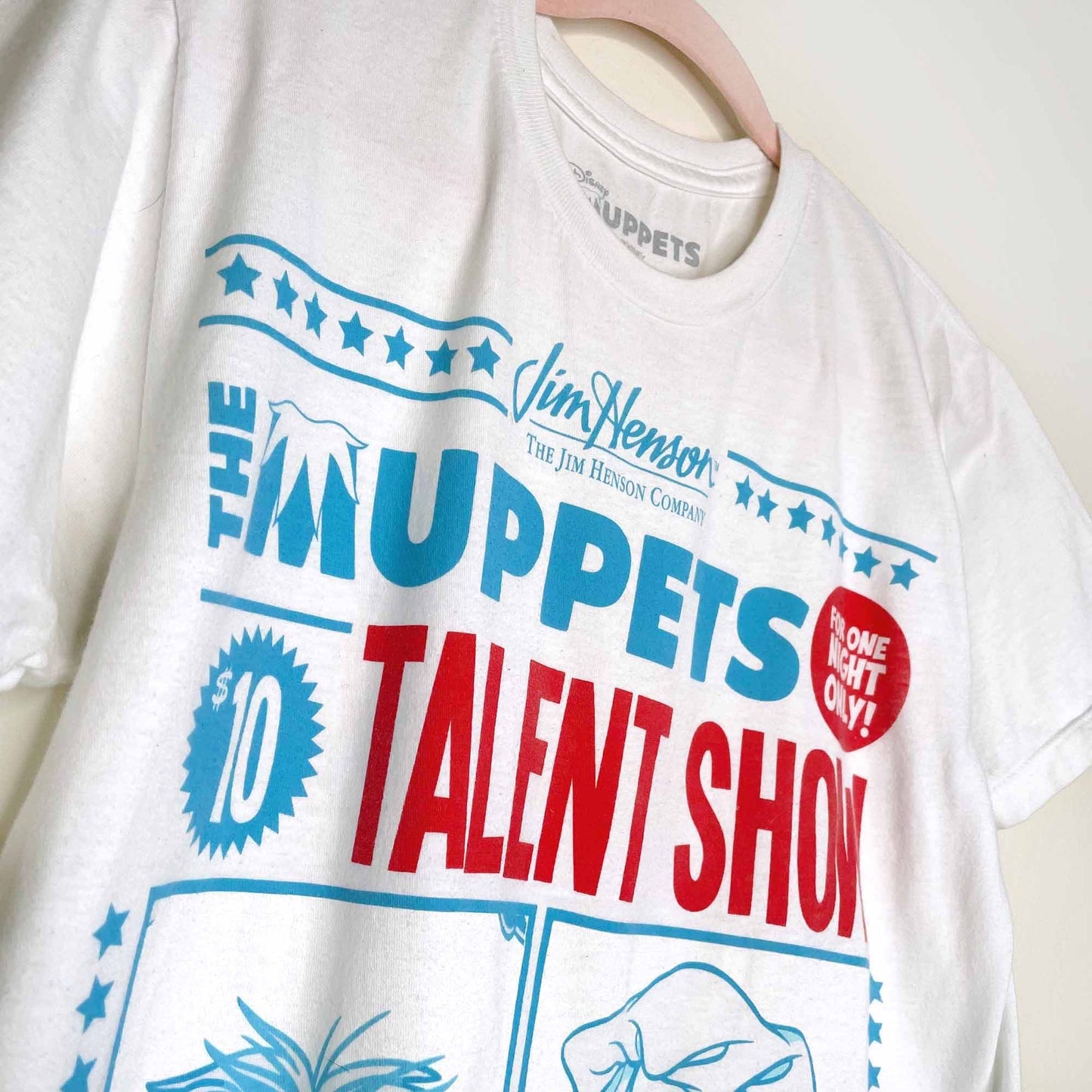 disney the muppets talent show tee - size small