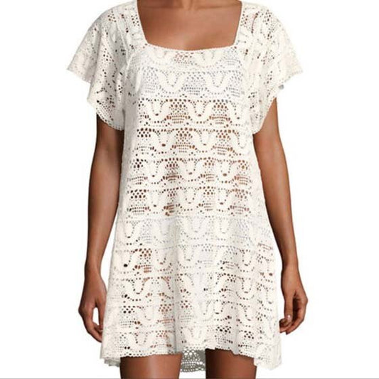 Nanette Lepore swim crochet beach cover-up - size Small