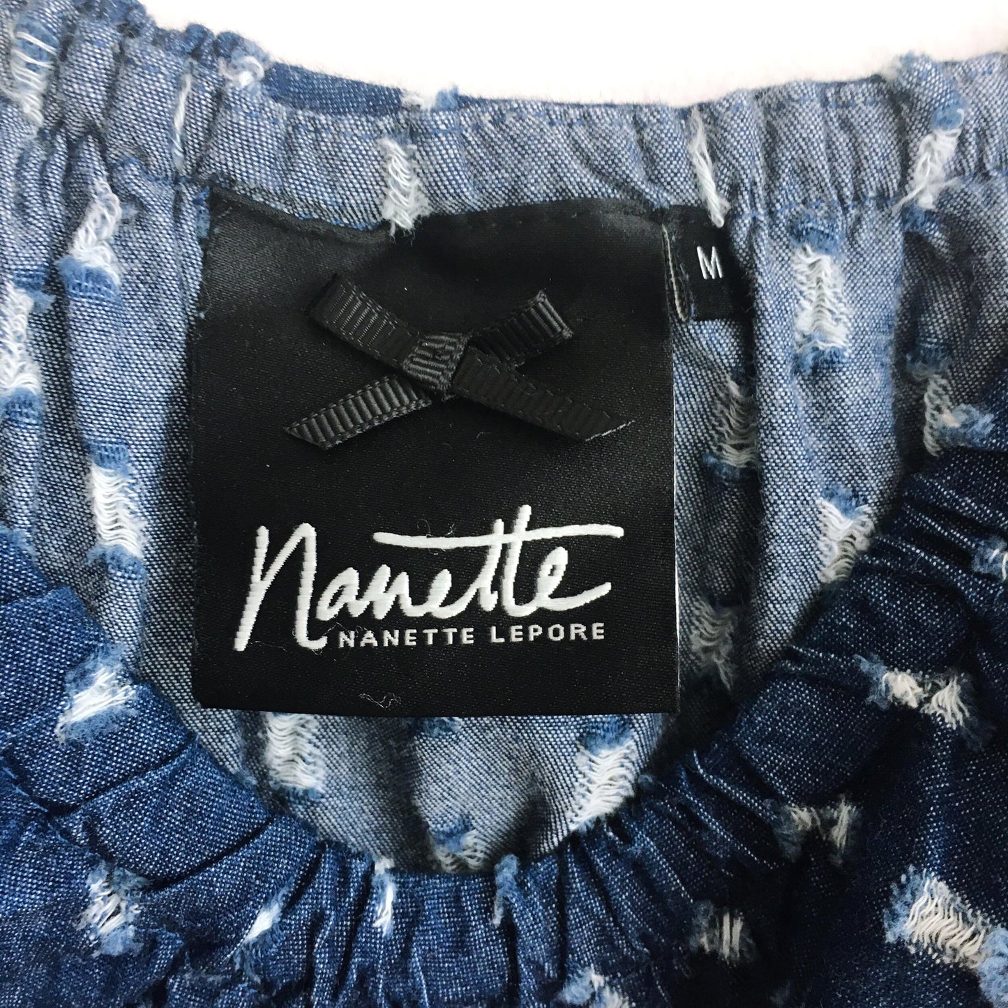 Nanette Lepore off-shoulder ruffle top - size Medium