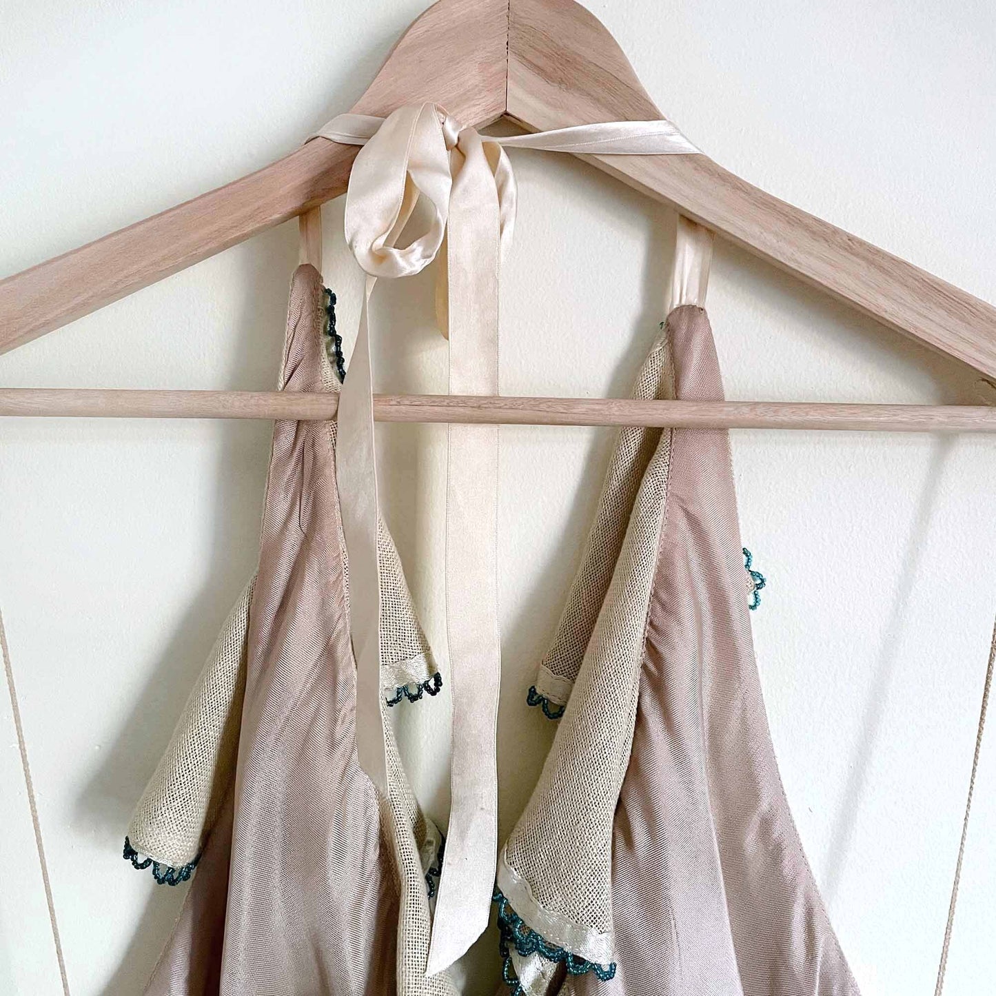 Vintage Nanette Lepore linen halter dress - size 10