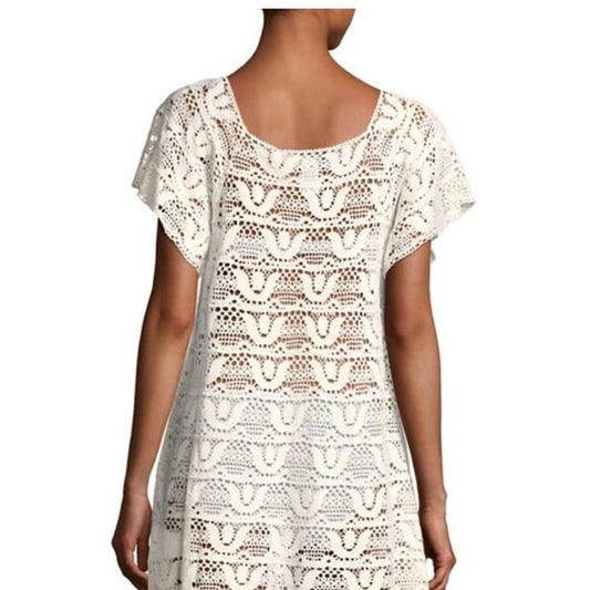 Nanette Lepore swim crochet beach cover-up - size Small
