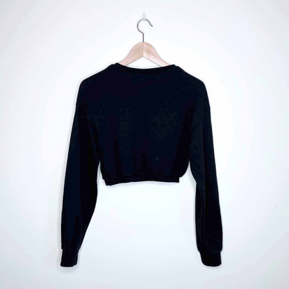 H&amp;M Nasa cropped long sleeve t-shirt - size xs