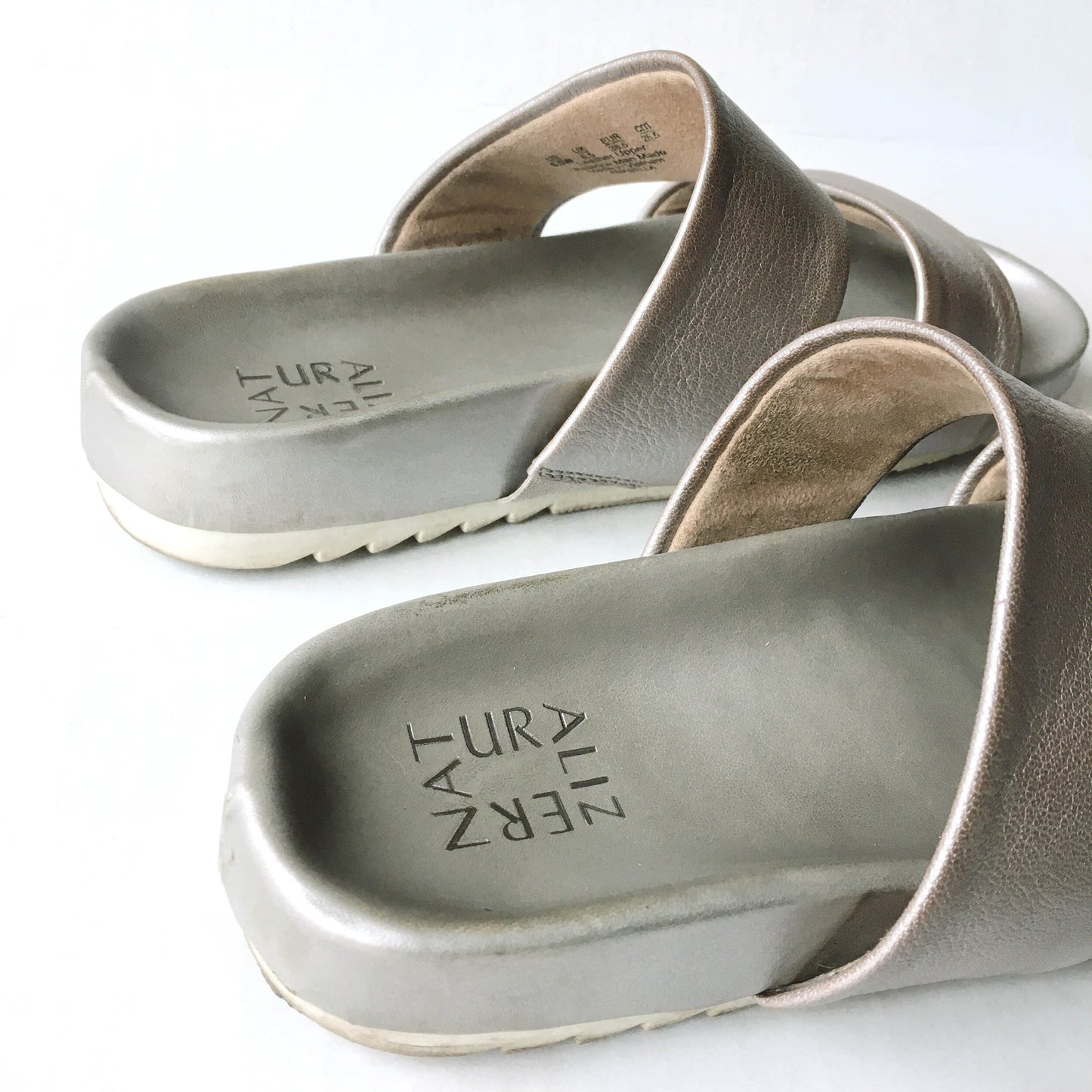 Naturalizer Amabella leather slide - size 8.5