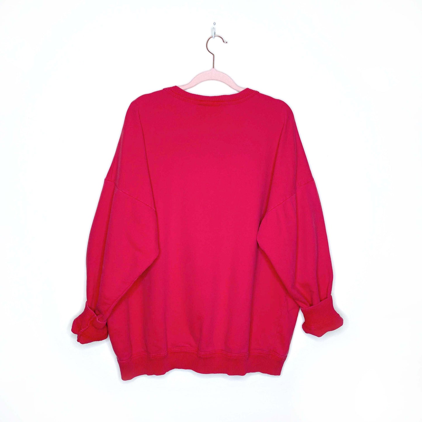 vintage 90s nevada jeanswear red logo crewneck sweatshirt - size xl