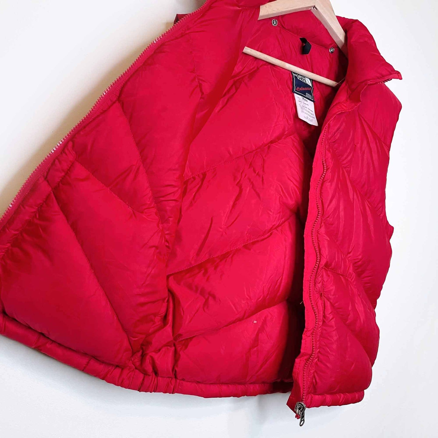 vintage usa north face extreme down gore-tex zod vest - size medium