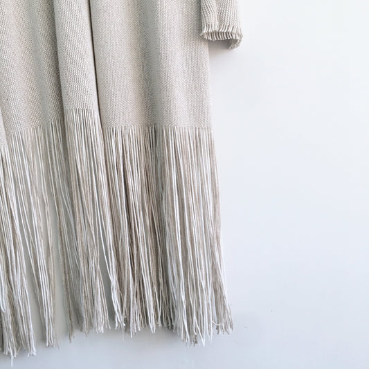 Nic + Zoe Fringe Duster Cardigan - size Medium