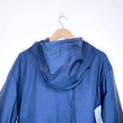 vintage nike small swoosh fleece lined parka - size large