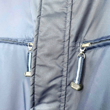 vintage nike small swoosh fleece lined parka - size large