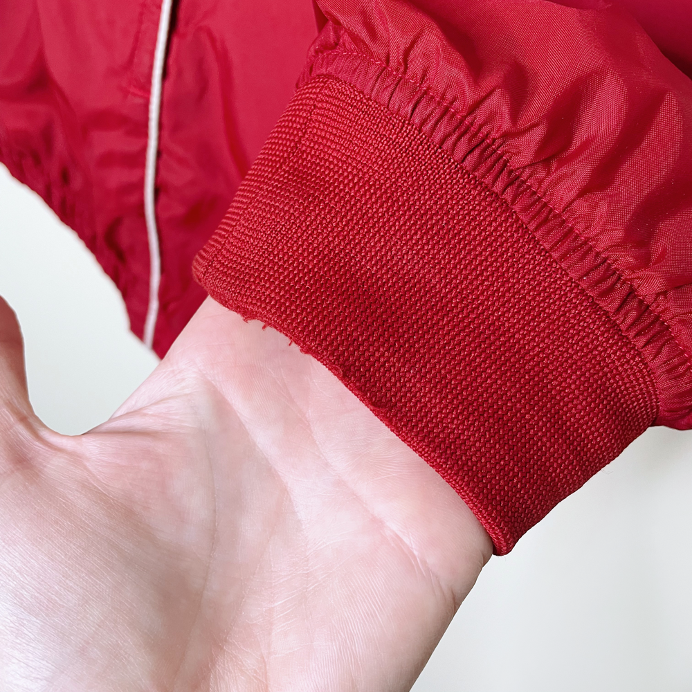 vintage 90s nike 1/2 zip windbreaker small swoosh - size xl