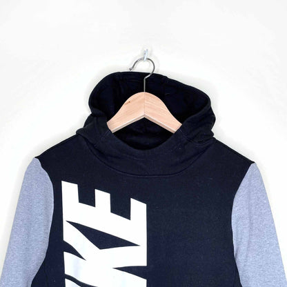 nike scuba hooded logo sweatshirt - size youth large
