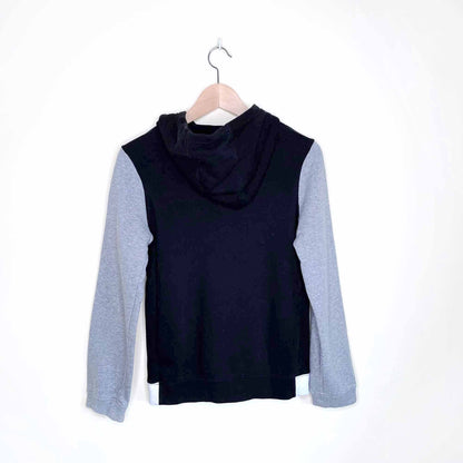 nike scuba hooded logo sweatshirt - size youth large