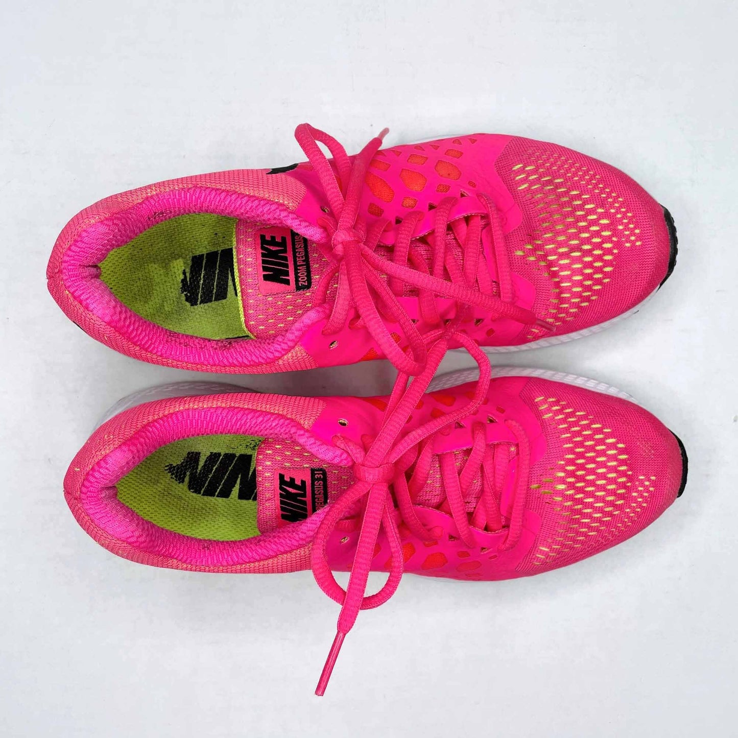 Nike pink zoom running shoes - size 8