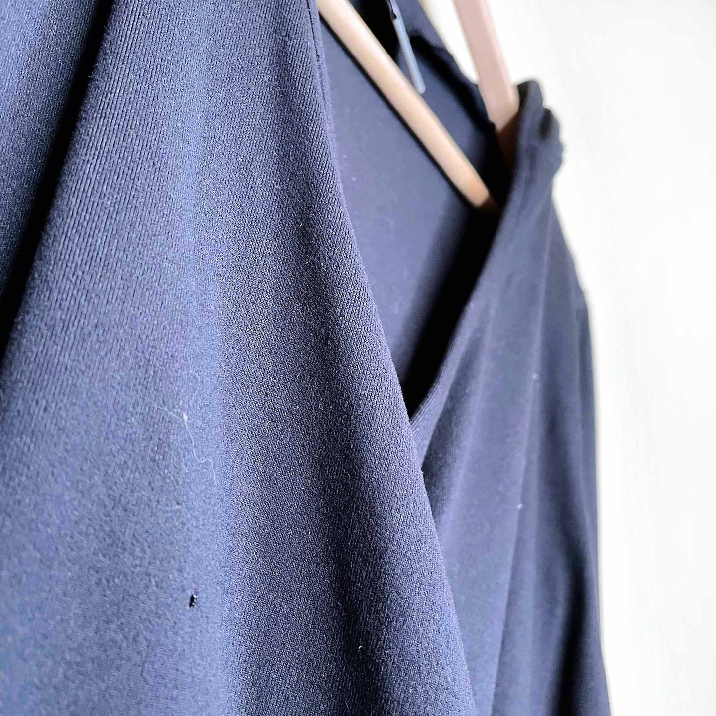 nike dri fit hooded wrap tie long sleeve ballet yoga top - size xl