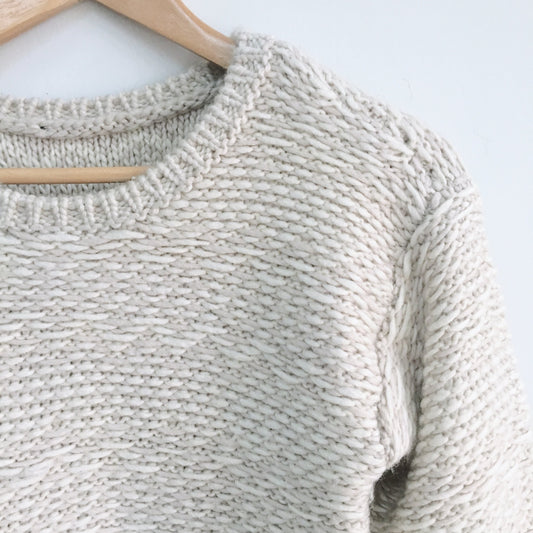 Inside Out Knit Sweater - Size Small