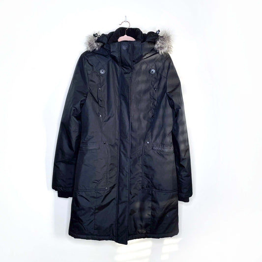 noize black vegan pama arctic engineered parka - size large