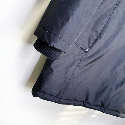 noize black vegan pama arctic engineered parka - size large