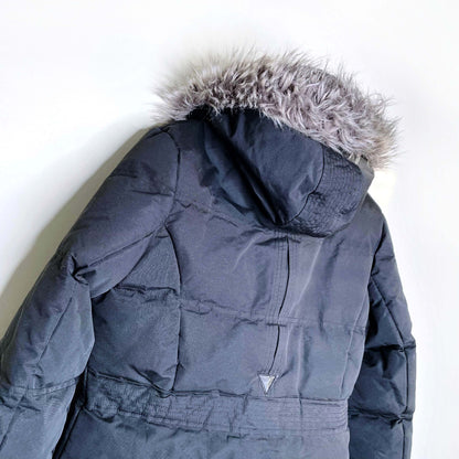 noize black vegan orea arctic engineered parka - size medium