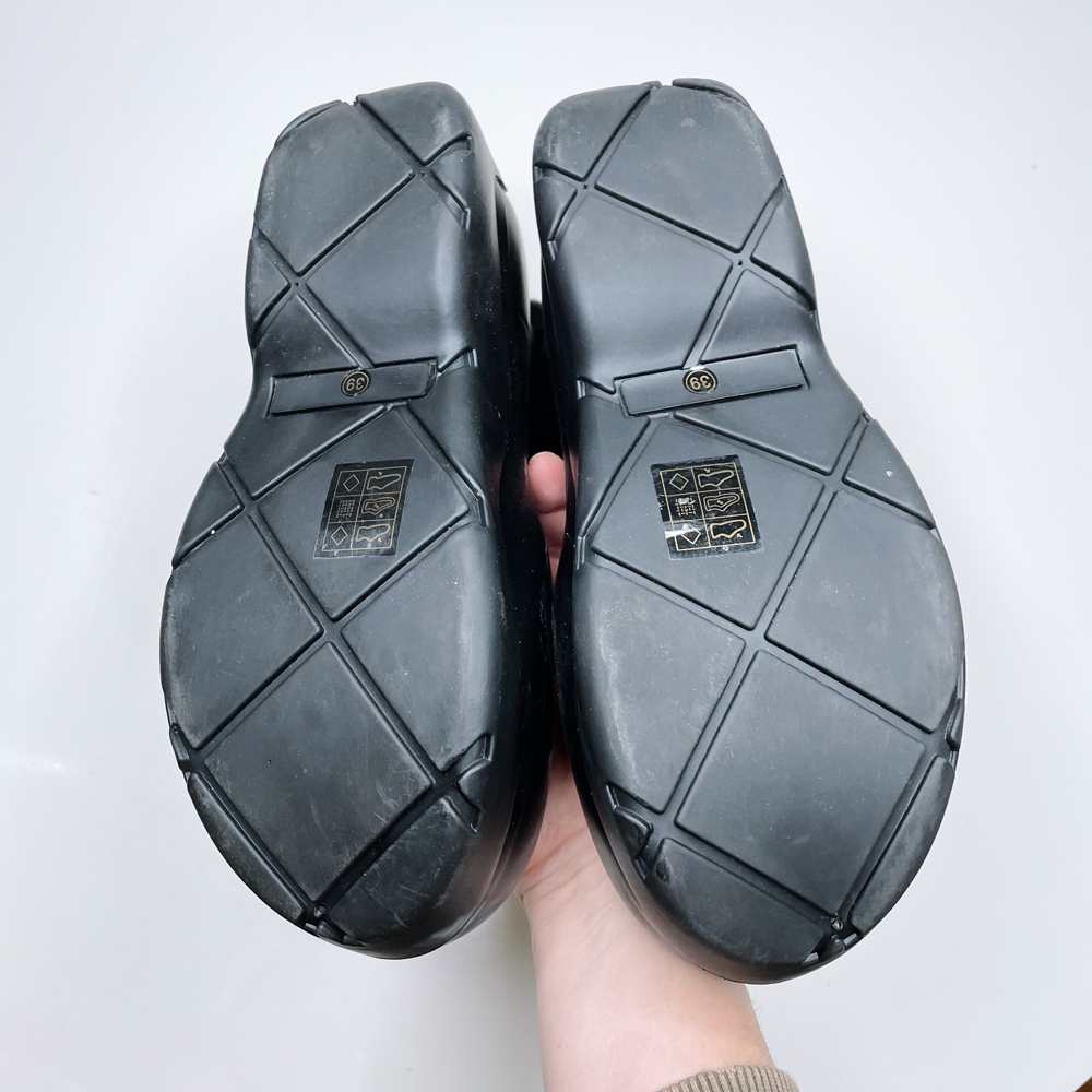 noize black fleece lined etta rubber rain boot - size 39