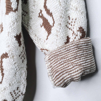 Vintage holiday christmas squirrel sweater - size Small