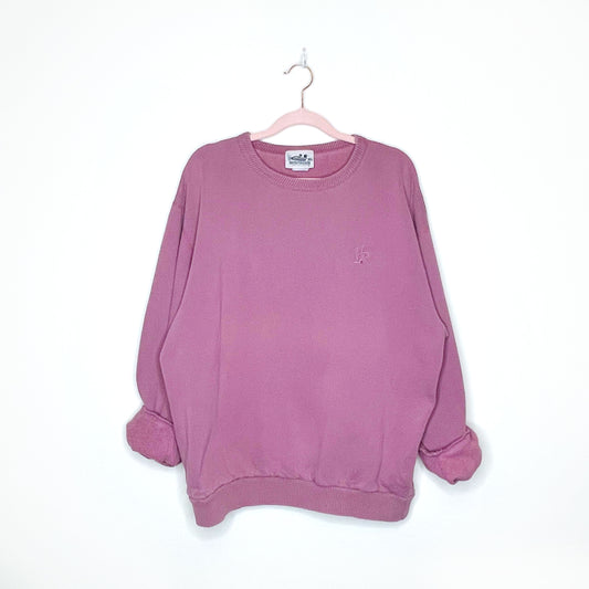 vintage northern reflections pink crewneck sweatshirt - size medium