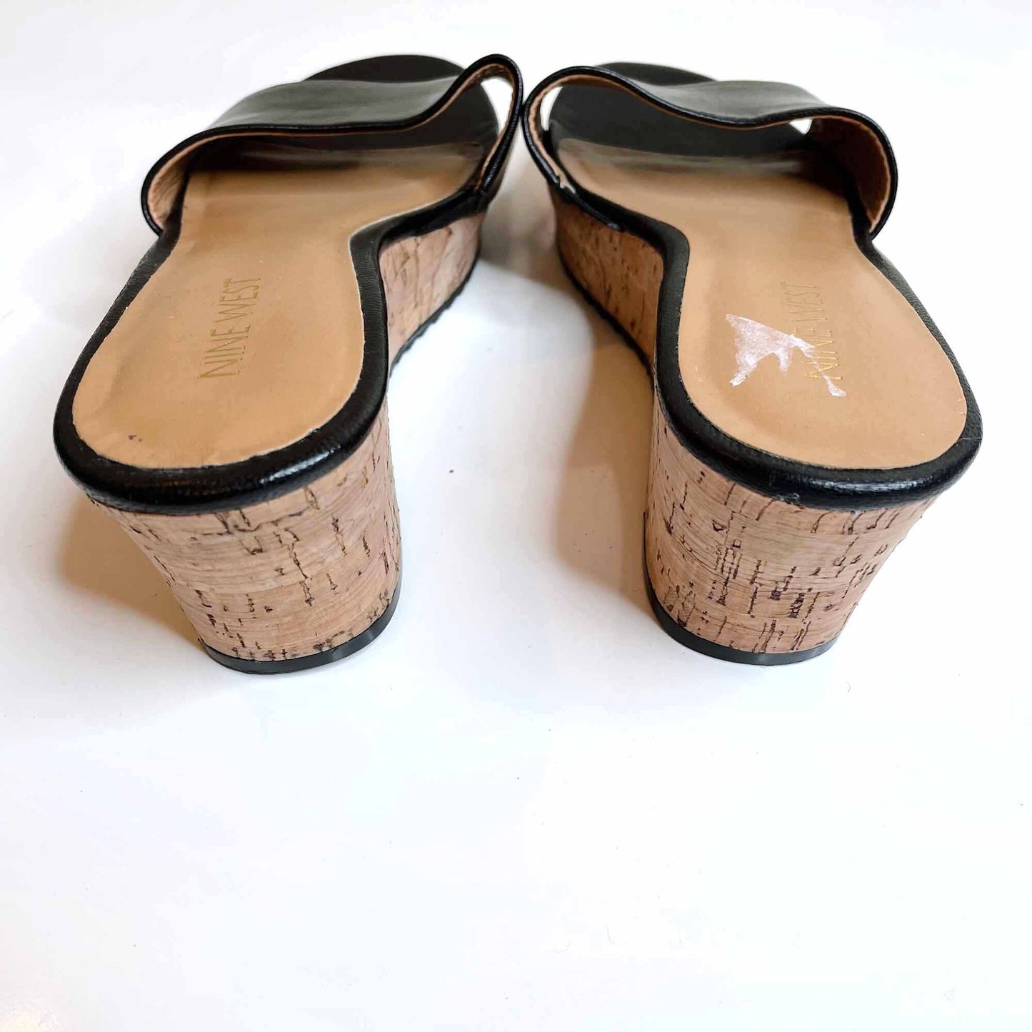 Nine West Confetty cork wedge sandal - size 6