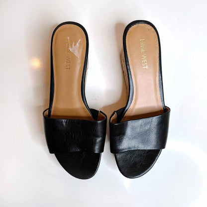 Nine West Confetty cork wedge sandal - size 6