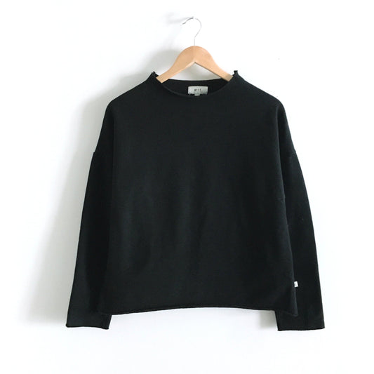 NYYT mock raw edge sweatshirt - size Large