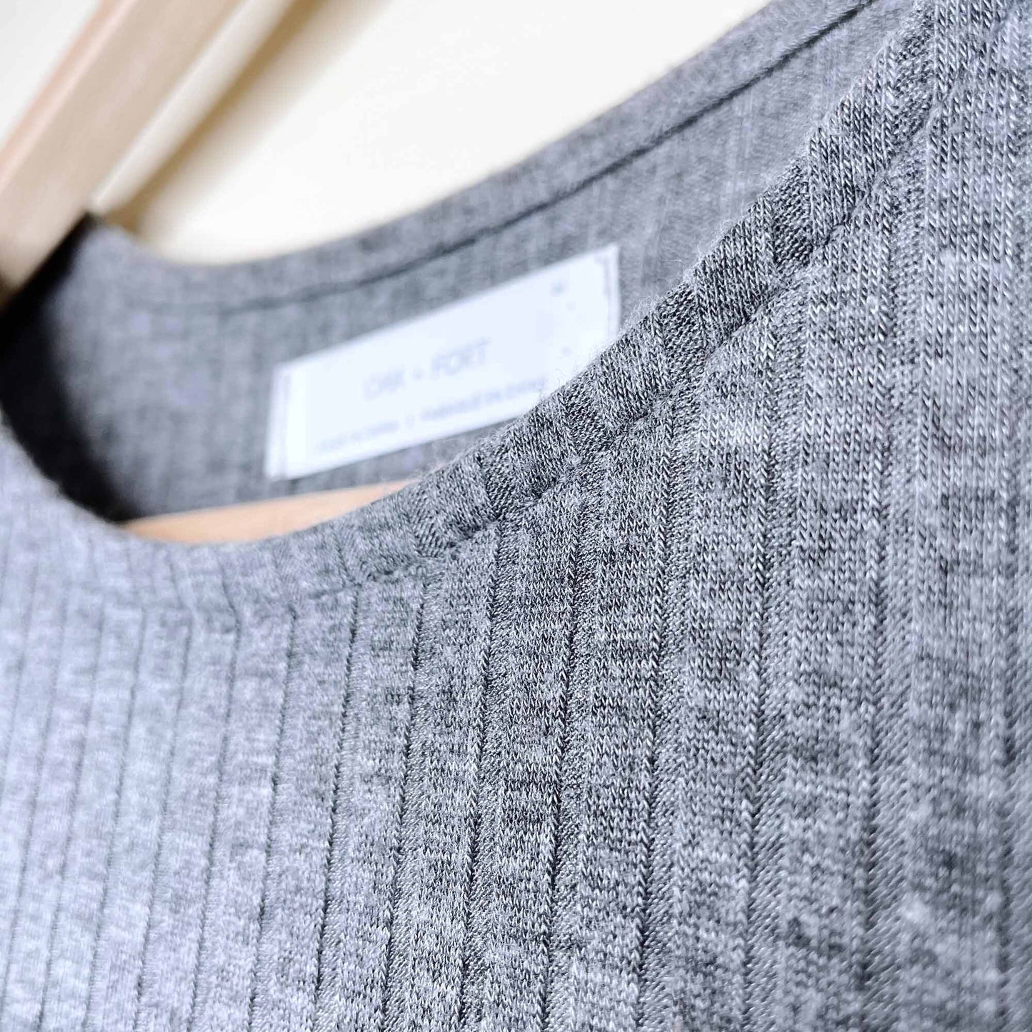 Oak + Fort oversized ribbed t-shirt dress- size Medium