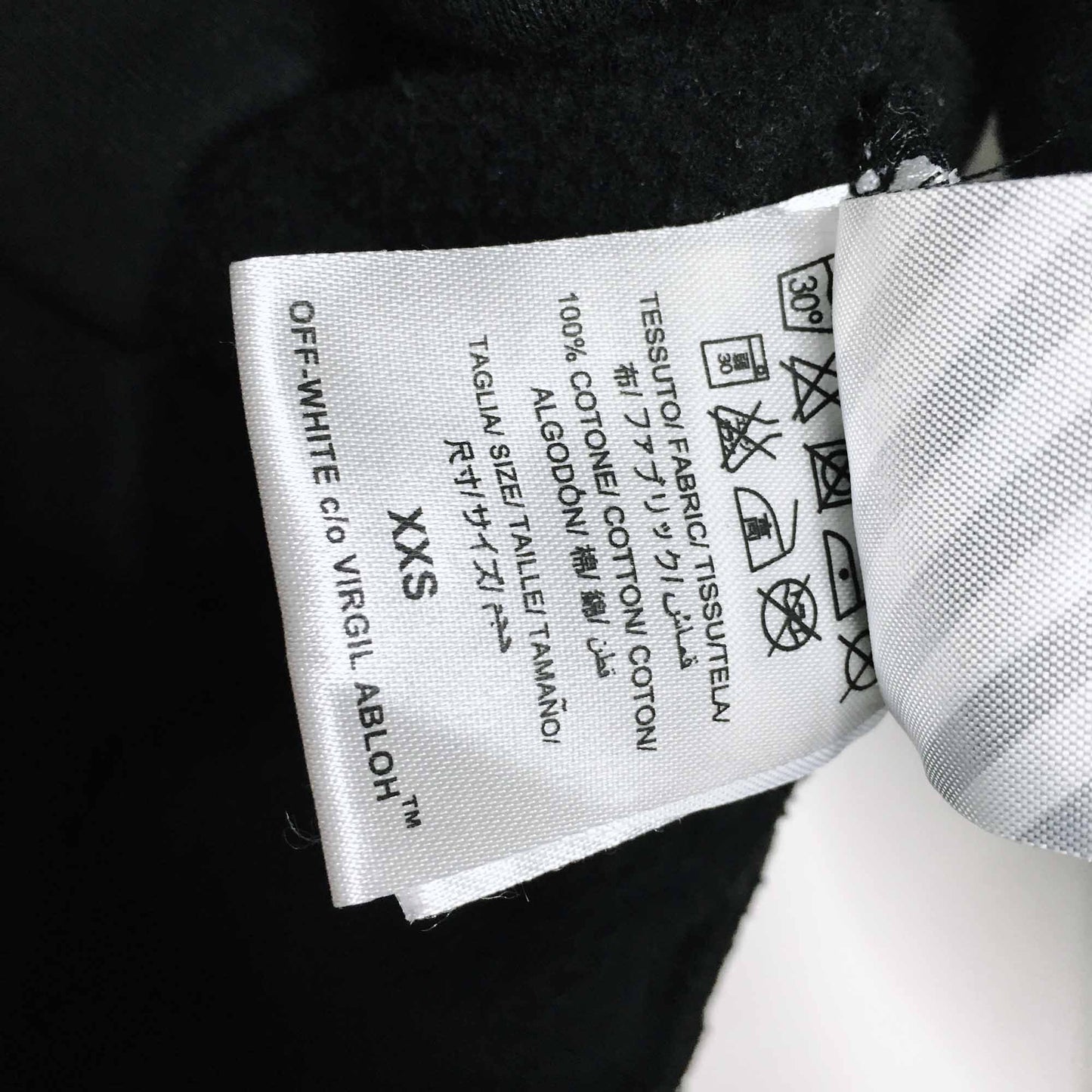 OFF-WHITE signature stripes hoodie - Men's xxs