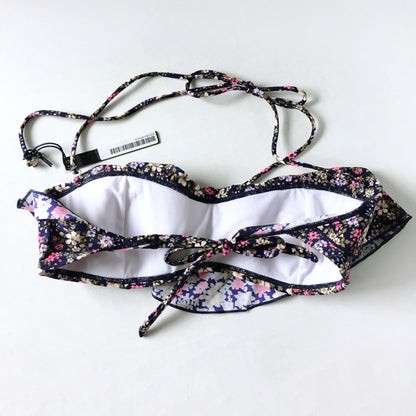 nwt o'neill penny ruffle bikini top - size large