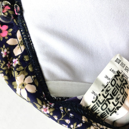 nwt o'neill penny ruffle bikini top - size large