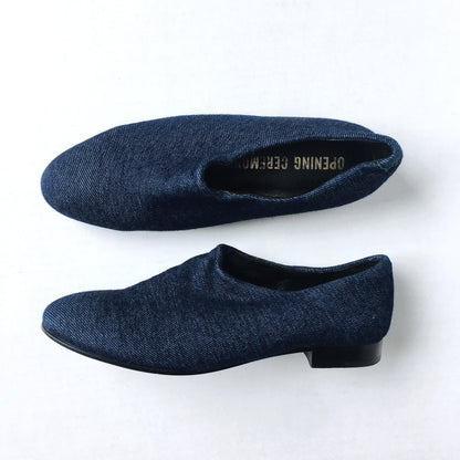 Opening Ceremony Charly stretch denim slip ons - size 37