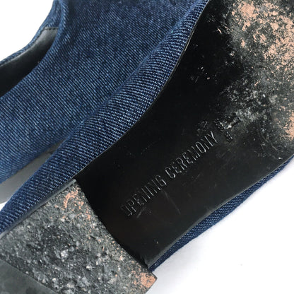 Opening Ceremony Charly stretch denim slip ons - size 37