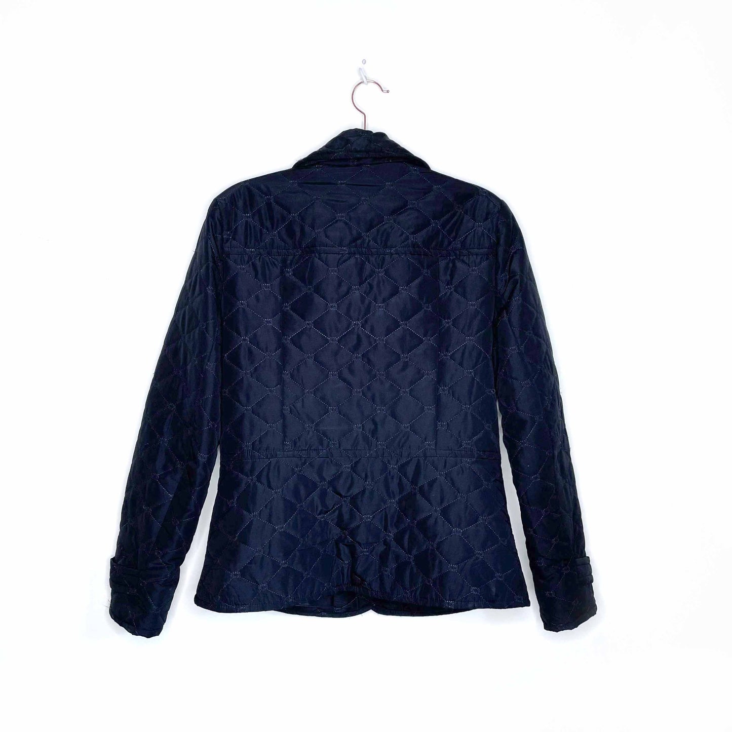 oscar by oscar de la renta quilted monogram jacket - size 4