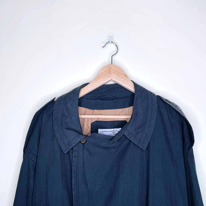 Vintage Oscar de la Renta runway belted trench coat - size XL