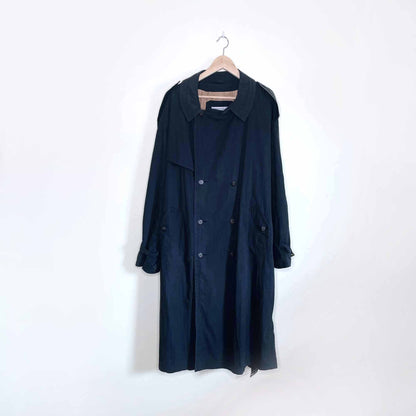 Vintage Oscar de la Renta runway belted trench coat - size XL