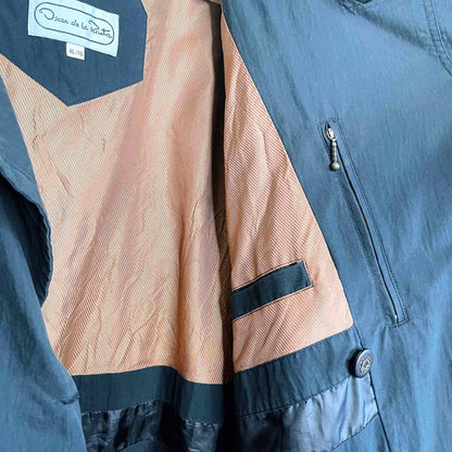 Vintage Oscar de la Renta runway belted trench coat - size XL