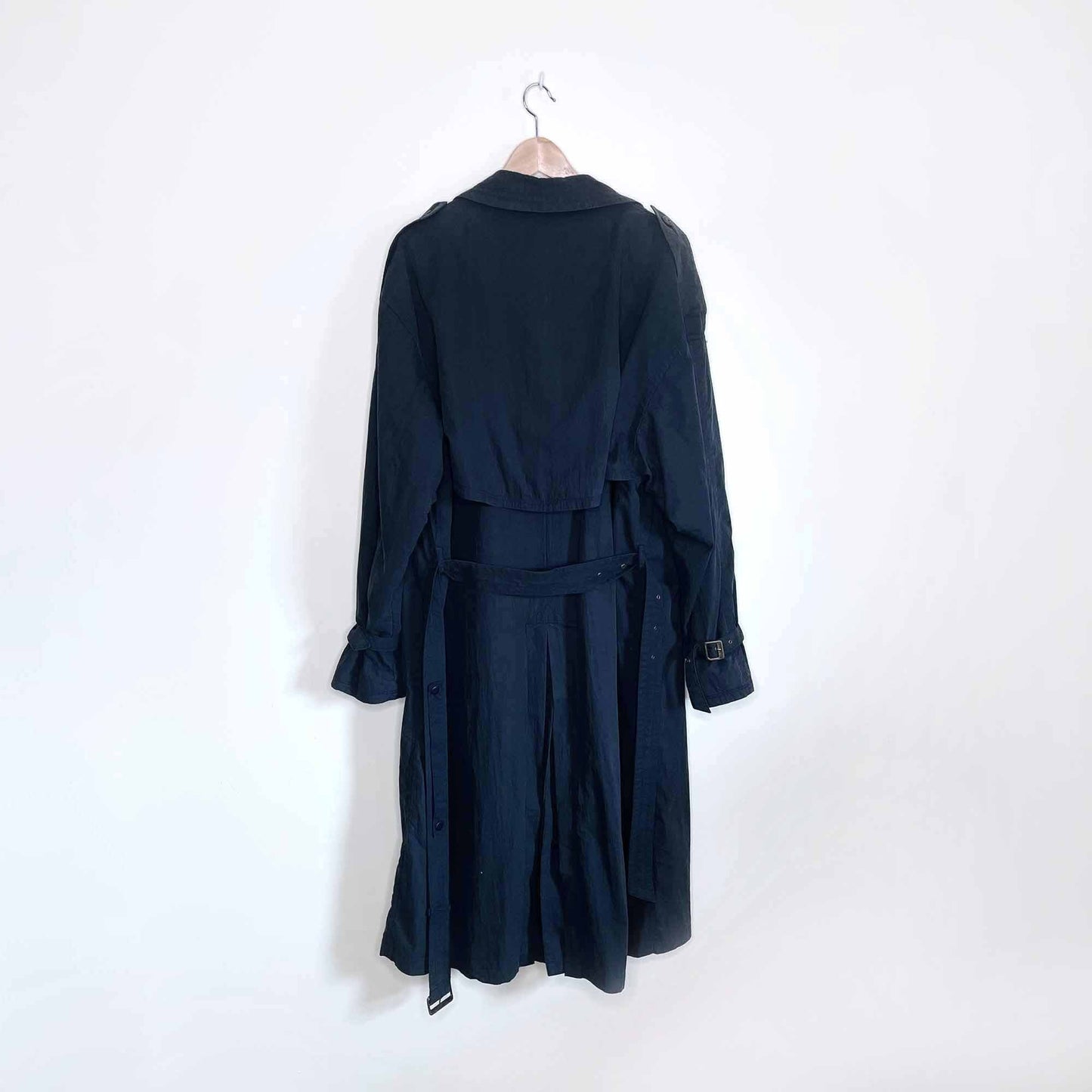 Vintage Oscar de la Renta runway belted trench coat - size XL
